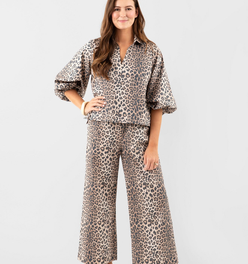 Take Pause Full-Length Set - Khaki Leopard