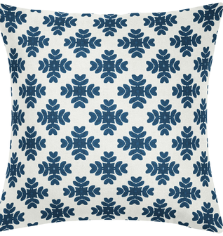 Brushstrokes Navy 26x26 Pillow