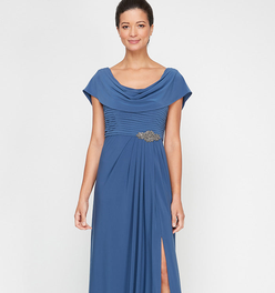 Celeste A-Line Matte Jersey Dress