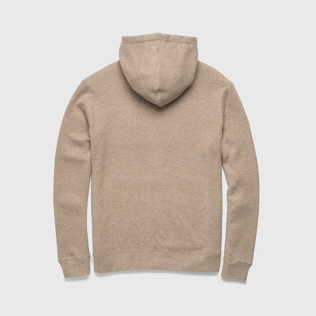 Justin Cashmist Fleece Hoodie - Camel Heather-gallery-44025291047170