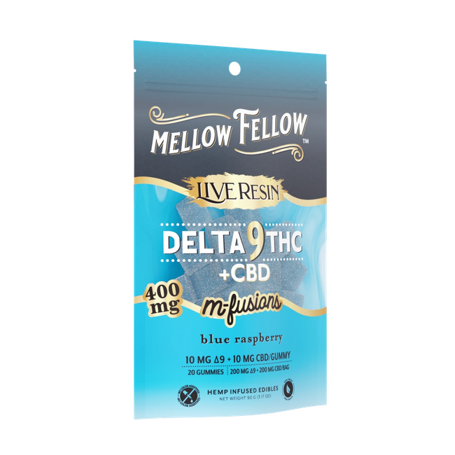 Delta 9 Live Resin Edibles 400mg - Blue Raspberry-gallery-38665648931022
