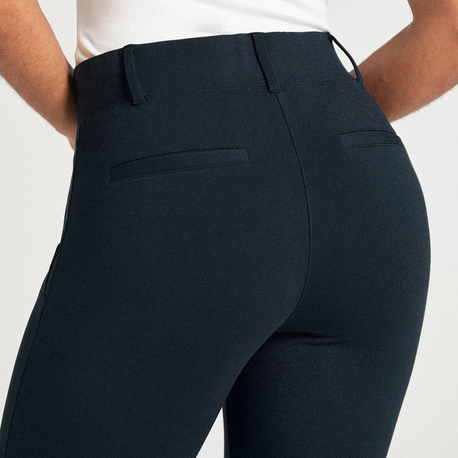 Classic Dress Pant Yoga Pant | Bootcut (Navy)-gallery-41955528442108