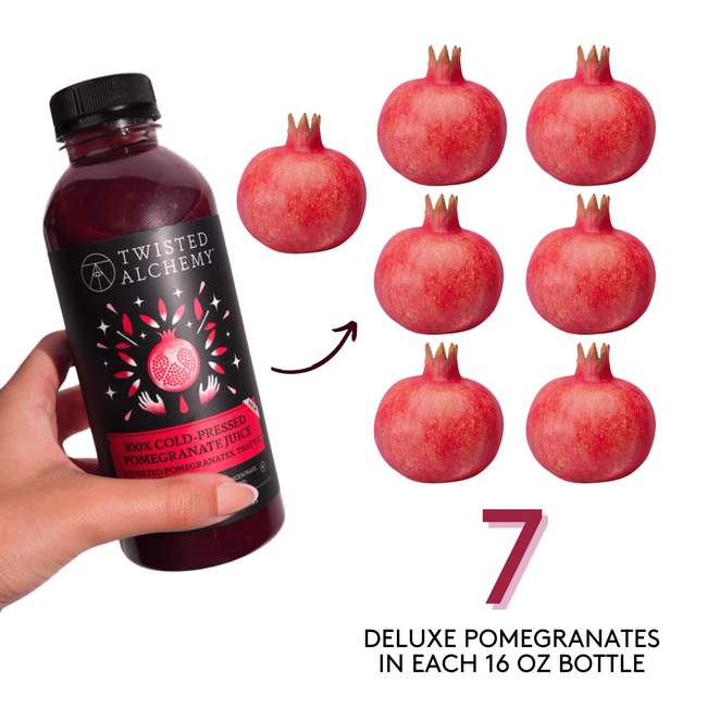 16oz 100% POMEGRANATE JUICE COLD PRESSED-gallery-60831901417839