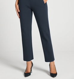 Monroe Crop Trouser | Straight (Navy)
