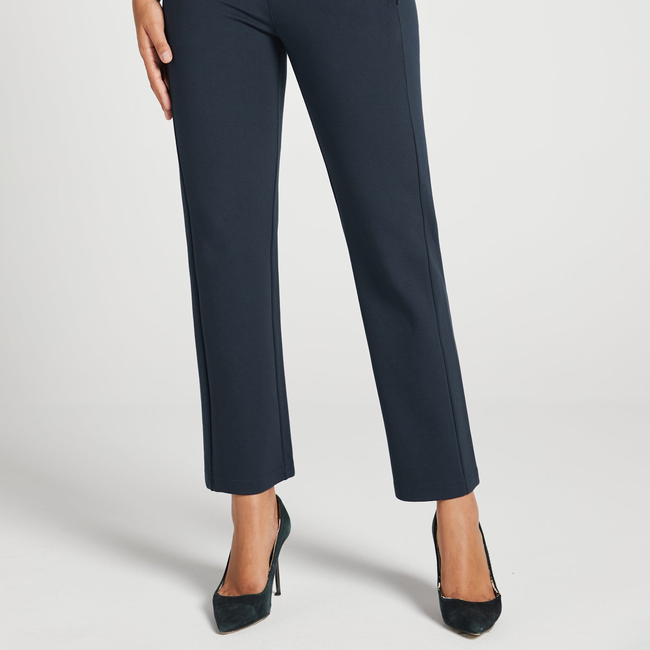 Monroe Crop Trouser | Straight (Navy)-gallery-43058856460540