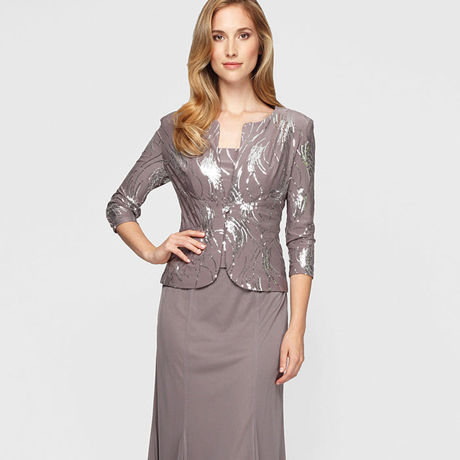 Petite Annabelle Godet Detail Firework Sequin Jacket Dress-gallery-42505851568384