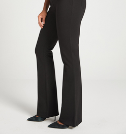 Two-Pocket Dress Pant Yoga Pant | Bootcut (Black)