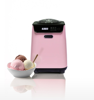 Whynter ICM‑128BPS Upright Automatic Ice Cream Maker 1.28  Qt  Pink Edition