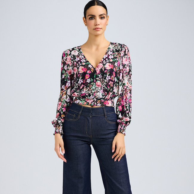 Avanna Floral Wrap Blouse-gallery-43045210423546