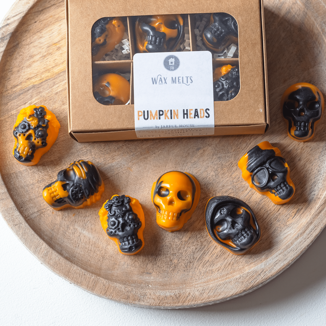 Pumpkin Heads Halloween Wax Melts | Fall Tarts Pack of 6-gallery-29700420403270