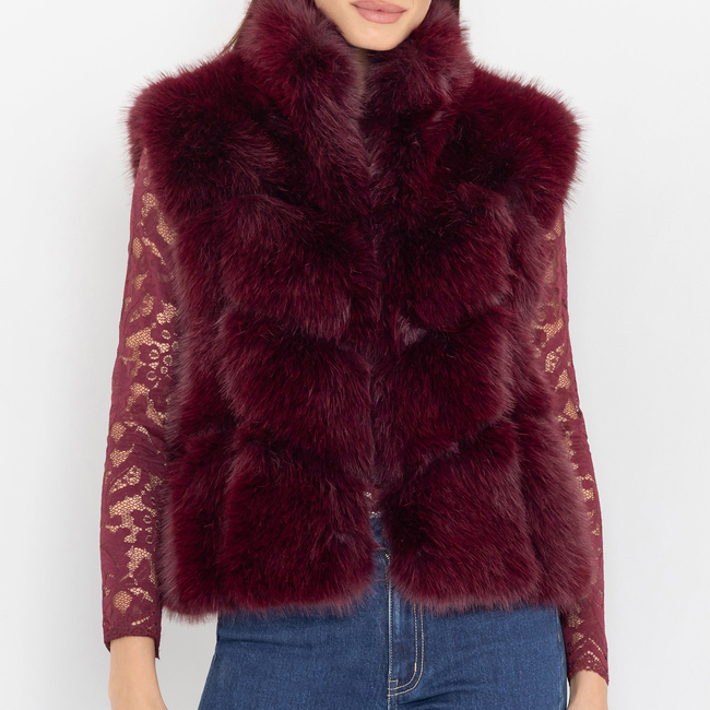 Rosario Faux Fur Vest-gallery-44926680400122