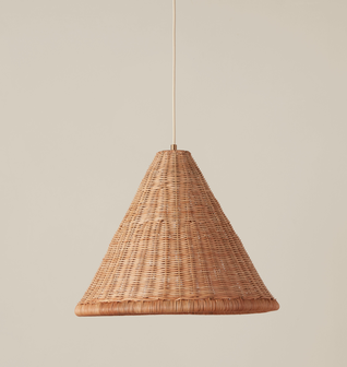 Kasbah Rattan Tall Pendant