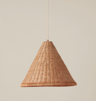 Kasbah Rattan Tall Pendant
