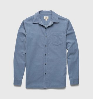 Brian Corduroy Shirt - Country Blue