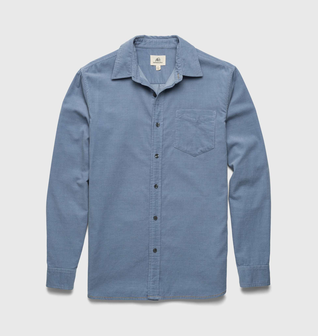 Brian Corduroy Shirt - Country Blue