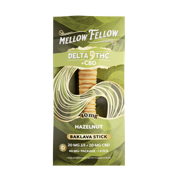 Delta 9 THC + CBD Baklava Sticks - Hazelnut 40mg