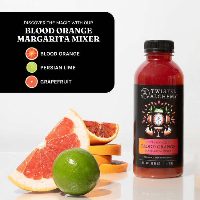 16oz BLOOD ORANGE MARGARITA MIXER COLD PRESSED-gallery-60313963168111