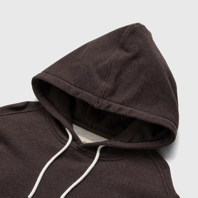 Marine French Terry Hoodie - Brown Heather-gallery-44025292783874