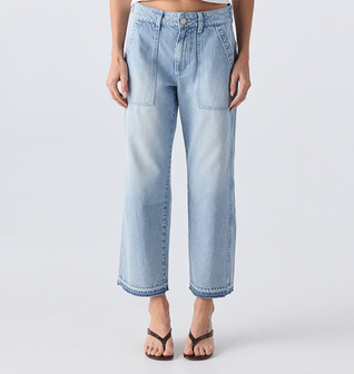 Easy Army Slouch Crop <br> Enjoy