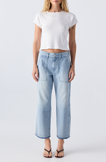 Easy Army Slouch Crop <br> Enjoy