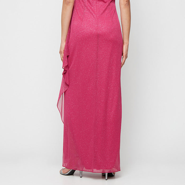 Regular - Hannah Glitter Mesh Gown-gallery-43245209551104