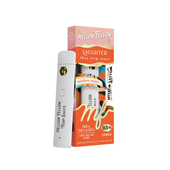 Laughter Blend 0.5ml Terp Sauce Disposable Vape - Rainbow Runtz (Indica)-gallery-38057781133518
