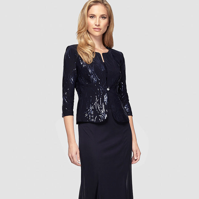 Petite Annabelle Godet Detail Firework Sequin Jacket Dress-gallery-42505851666688