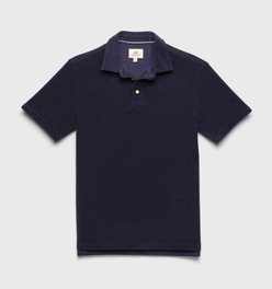 Ryan Saltwater Terry Polo - Navy Blazer