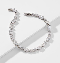CHLOE MIXED CZ LINE BRACELET