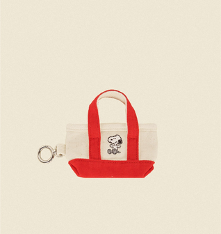 Snoopy Huggin Poop Bag Holder - Red