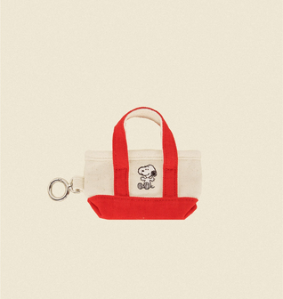 Snoopy Huggin Poop Bag Holder - Red