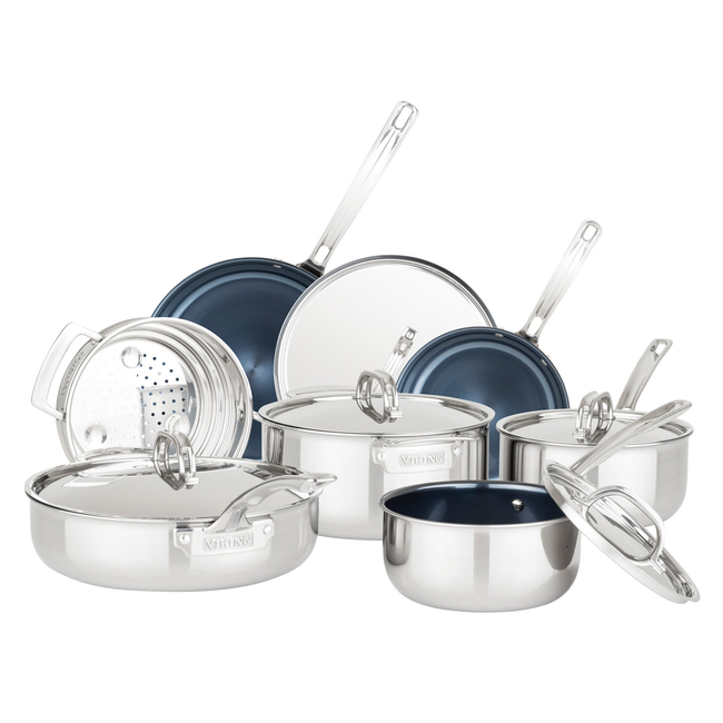 Viking PerformanceTi 4-Ply Titanium 12 Piece Cookware Set.-gallery-0