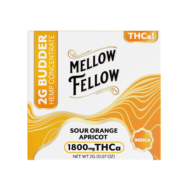 THCa 2g Budder Jar - Sour Orange Apricot (Indica)-gallery-37435823423694