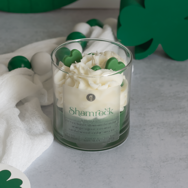 Dessert Candle Shamrock | St.Patrick's Day Gift-gallery-30013721018438