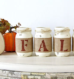 Rustic Fall Decor | Thanksgiving Table Centerpieces - ONE SIDED