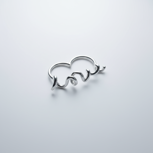 Love Double Ring · Sterling Silver-gallery-38087001669808