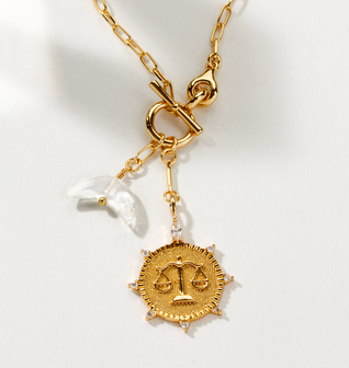 Scales of Justice Front Toggle Necklace
