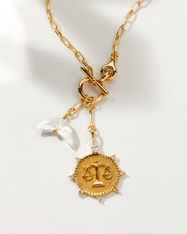 Scales of Justice Front Toggle Necklace