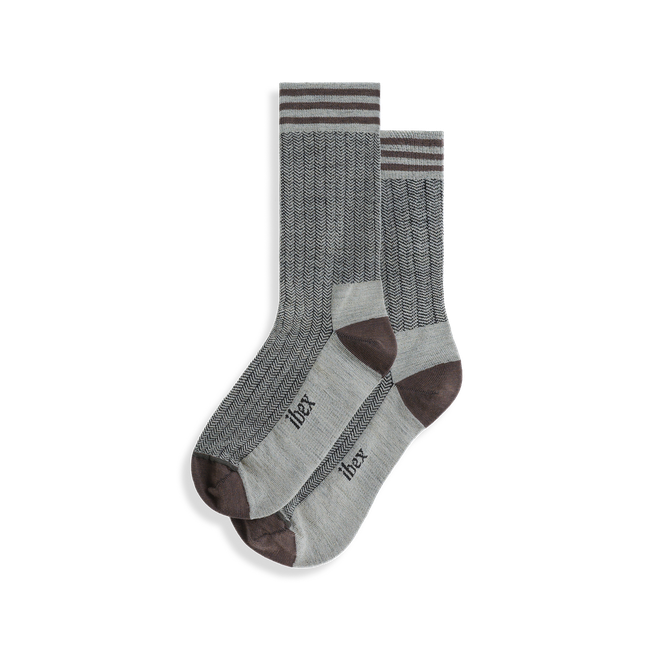 Nomad Herringbone Crew Sock-gallery-35210369892523