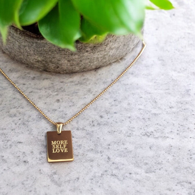 MORE SELF LOVE Necklace-gallery-42502898319610