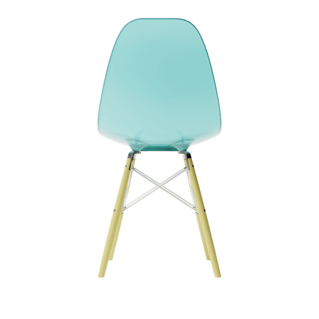 Clear Seafoam MicroShell Chair™-gallery-47786856907038