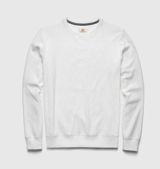 Butch Terry Crewneck - Brilliant White