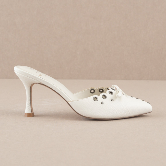 The Meridian | White Kitten Heel-gallery-34702049509553