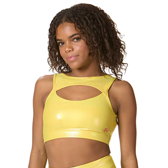 Ignite Cutout Top - Yellow Sapphire