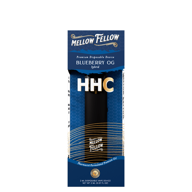 HHC Premium 2ml Disposable Vape - Blueberry OG (Hybrid)-gallery-37045919613134