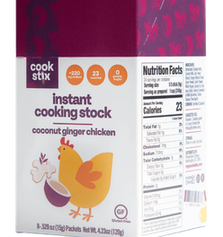 Coconut Ginger Chicken Stock - 8 Stix