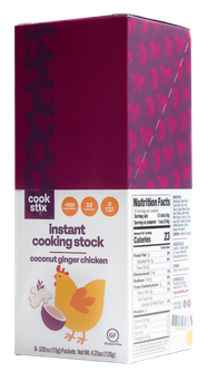 Coconut Ginger Chicken Stock - 8 Stix