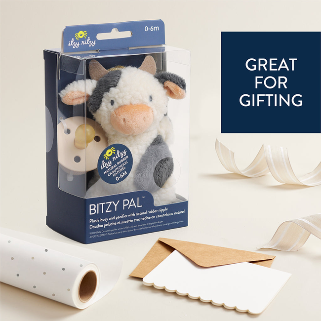 Bitzy Pal™ Natural Rubber Pacifier & Lovey-gallery-38001235198123