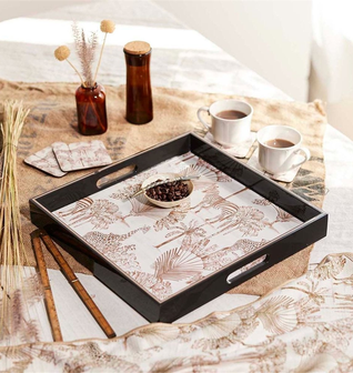 Safari Animals 15 Inch Square Tray