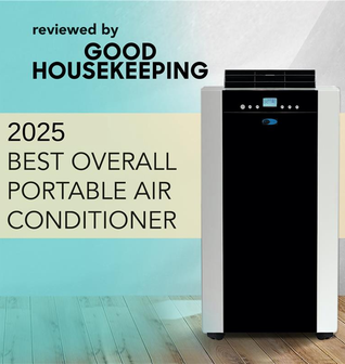 Whynter Dual Hose Cooling Portable Air Conditioner, Dehumidifier, and Fan with Activated Carbon Filt